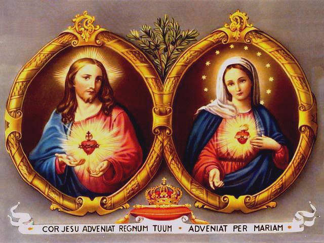 Los Sagrados Corazones de Jess y Mara